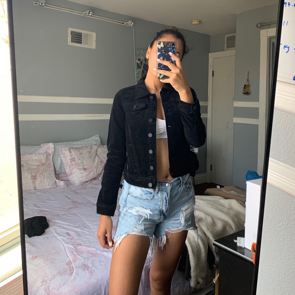 Black corduroy jacket